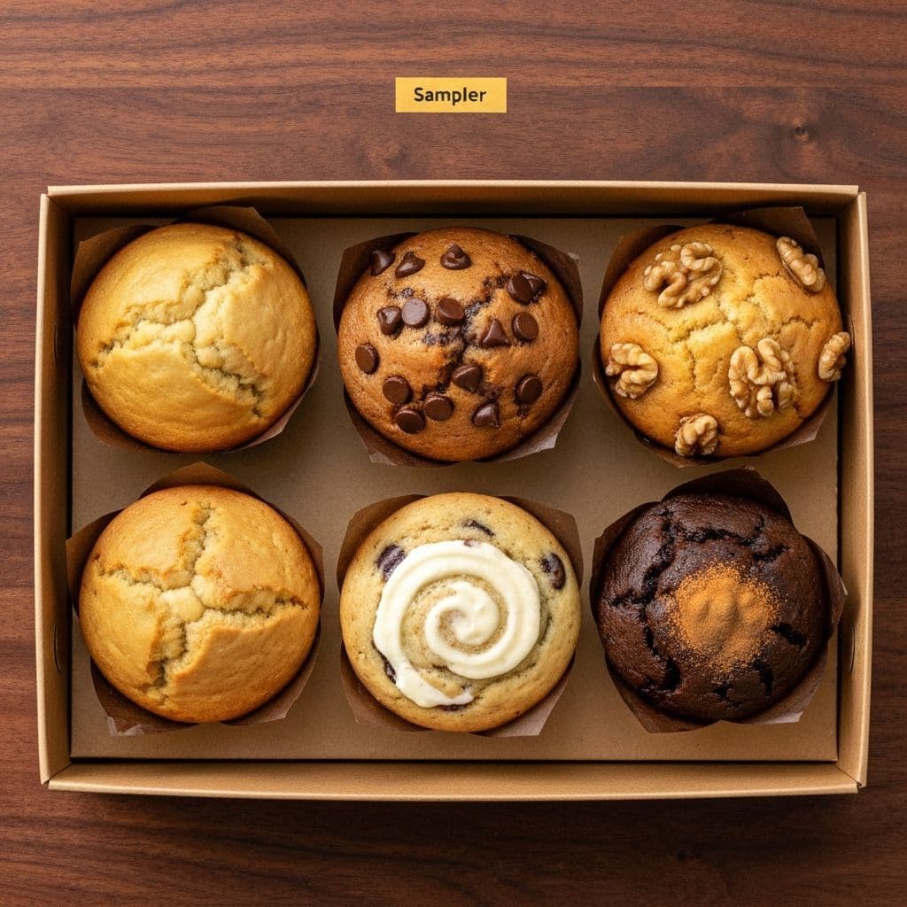 The Bread Sampler Box — 6 Muffins